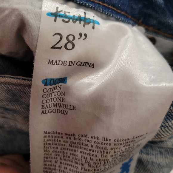 Ksubi Womens Chloe Wasted Jean Hot Cottee Jeans Sz 28" High Waisted Distressed  - Picture 7 of 8